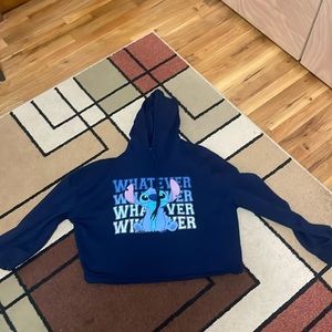 XL cropped stich hoodie